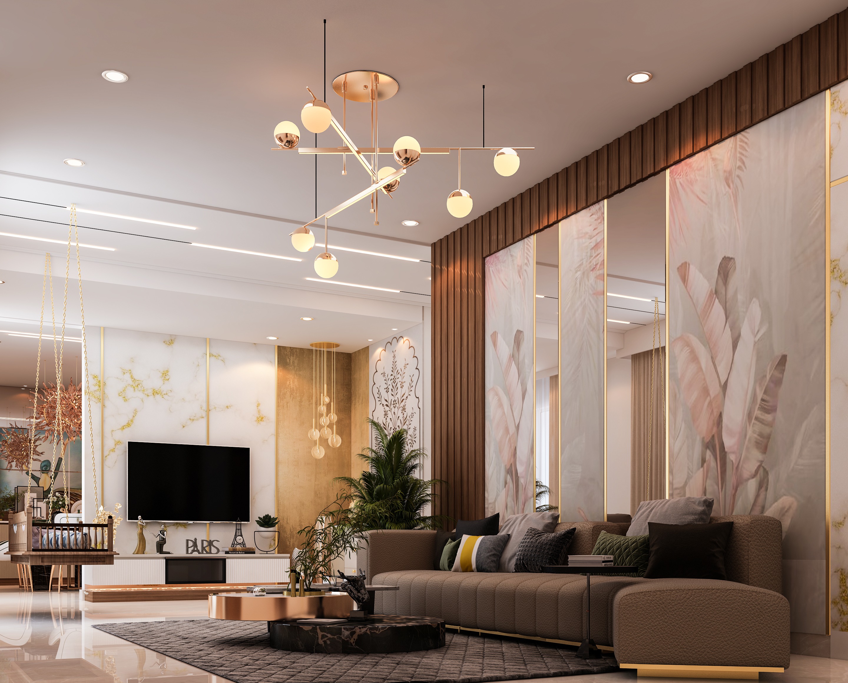 Prestige Elysian - Luxury Living Room Design