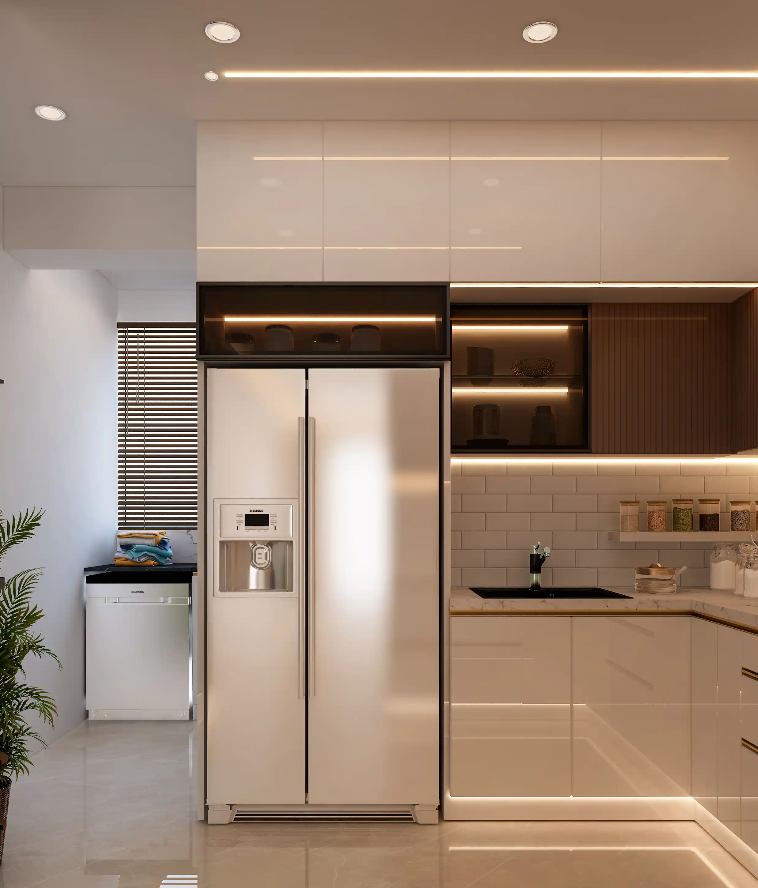Kitchen with Stainless Steel Appliances