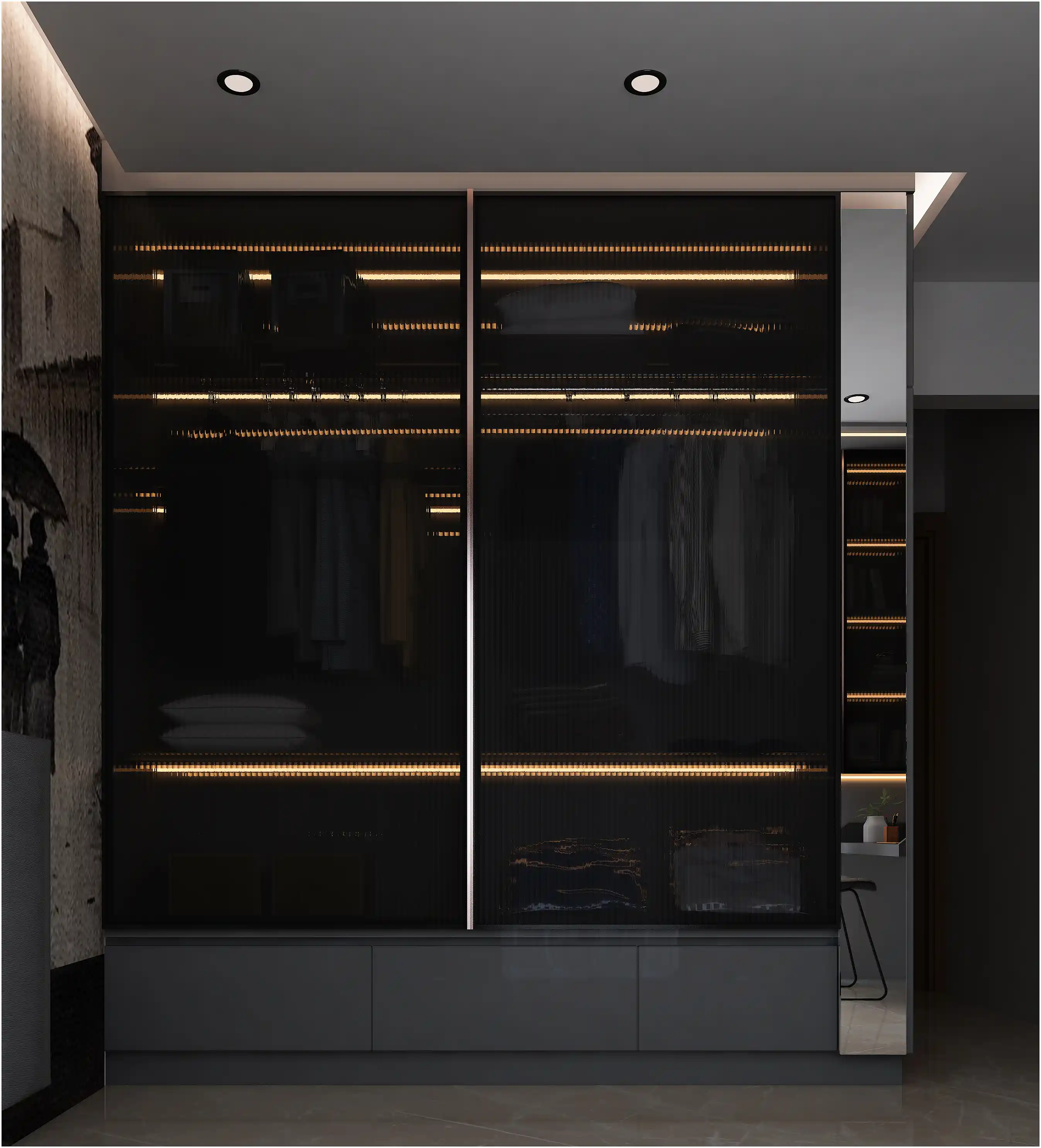 Master Bedroom Walk-in Closet