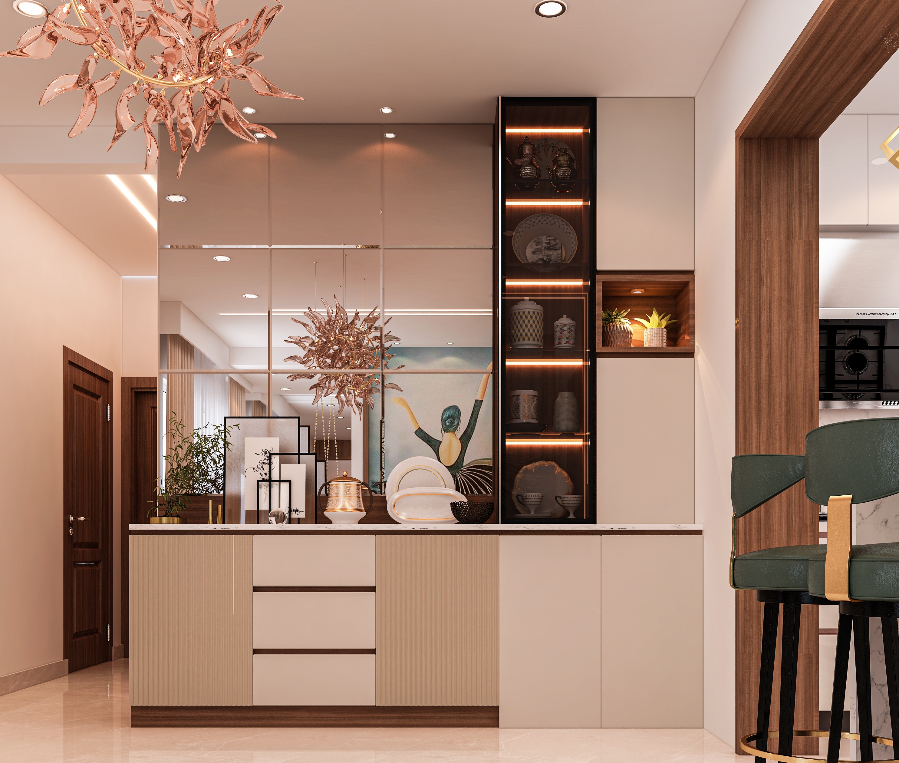 Prestige Elysian Crockery Unit
