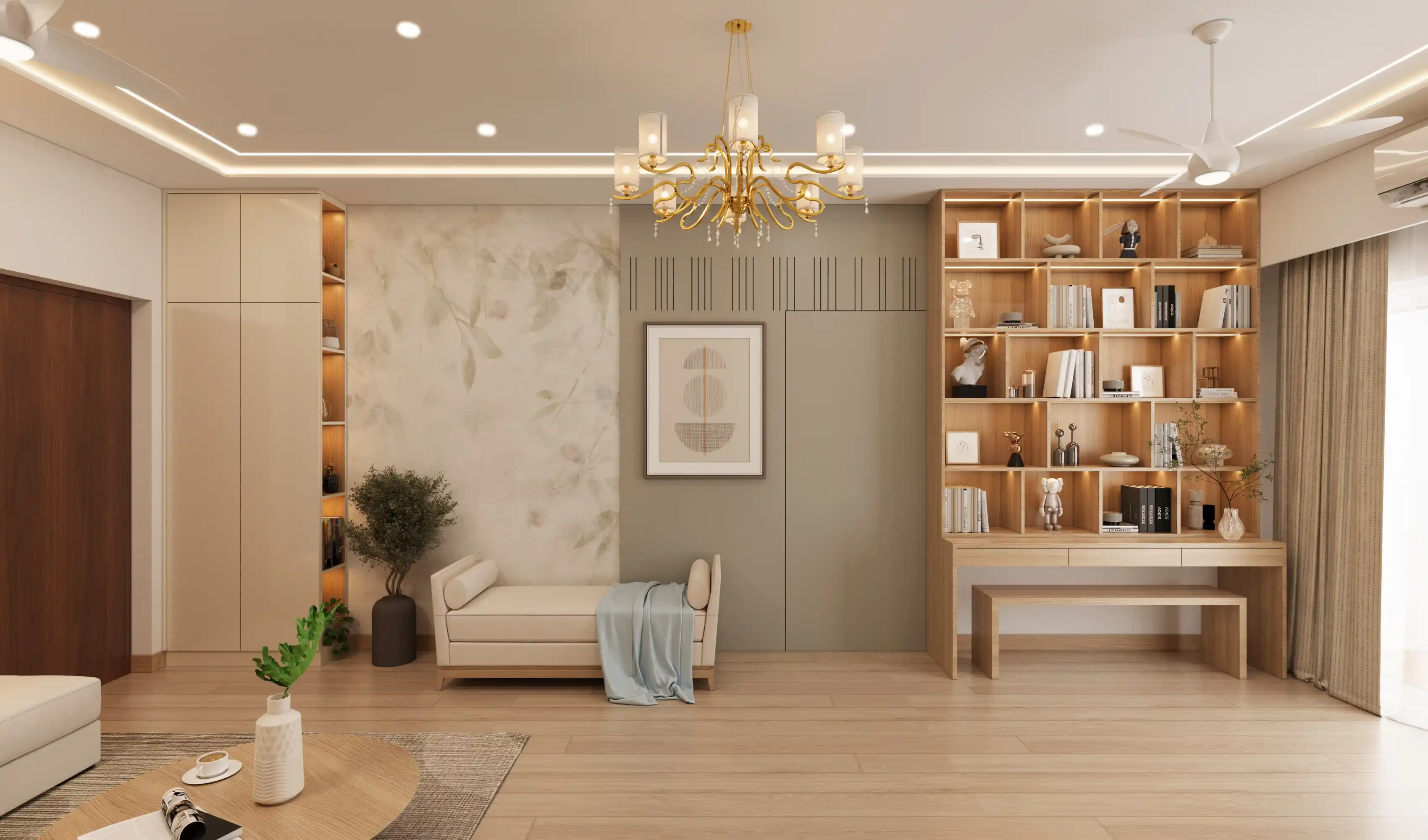 Sophisticated Living Area