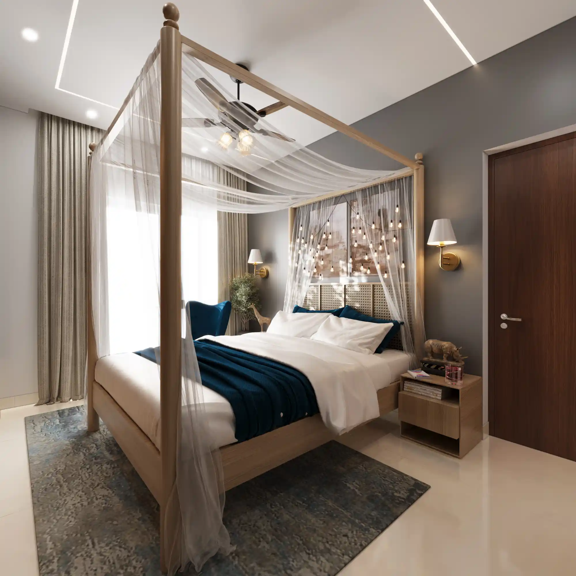 Master Bedroom with Canopy