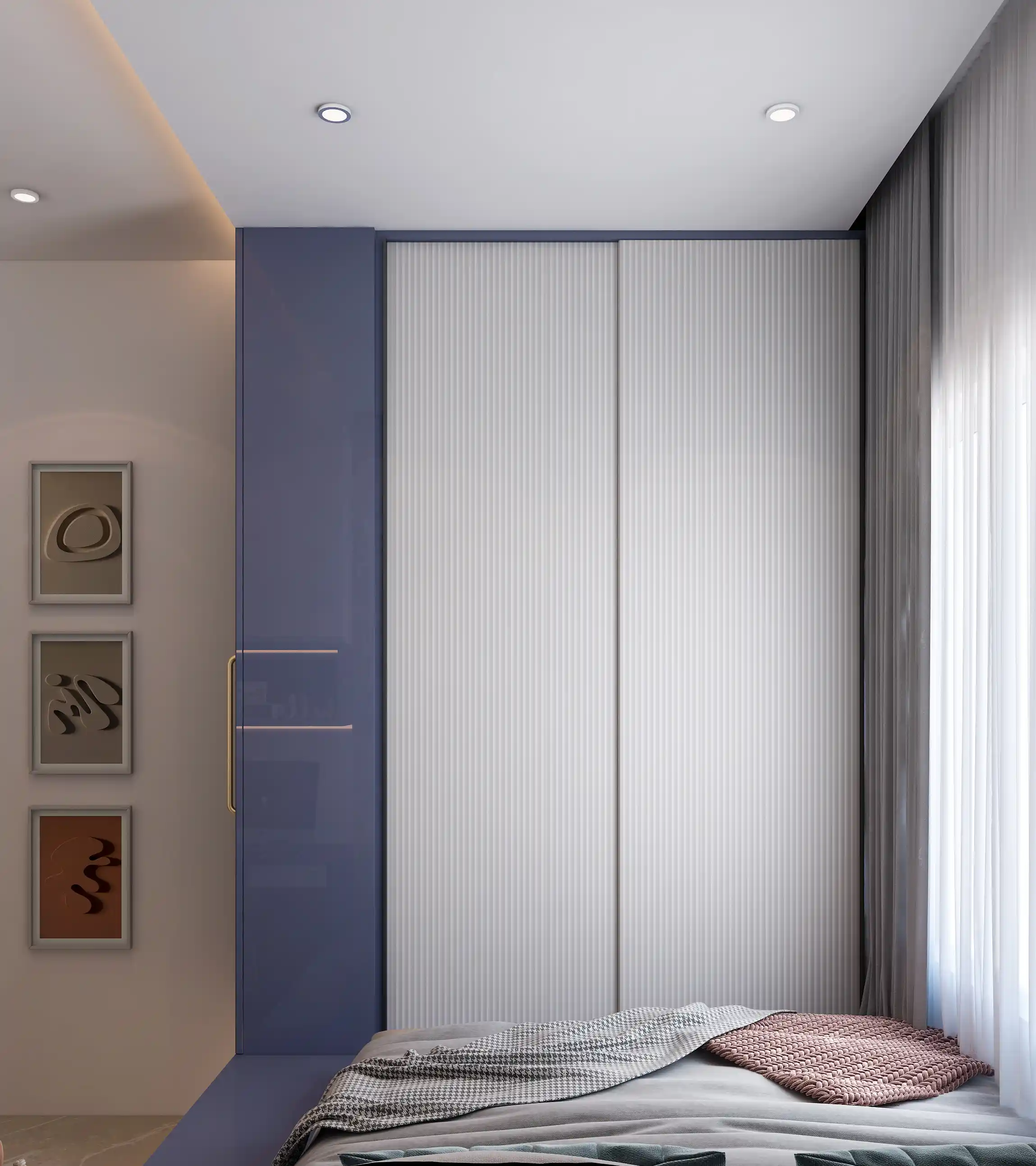 Sobha Dream Garden - Kids Bedroom with Study Area