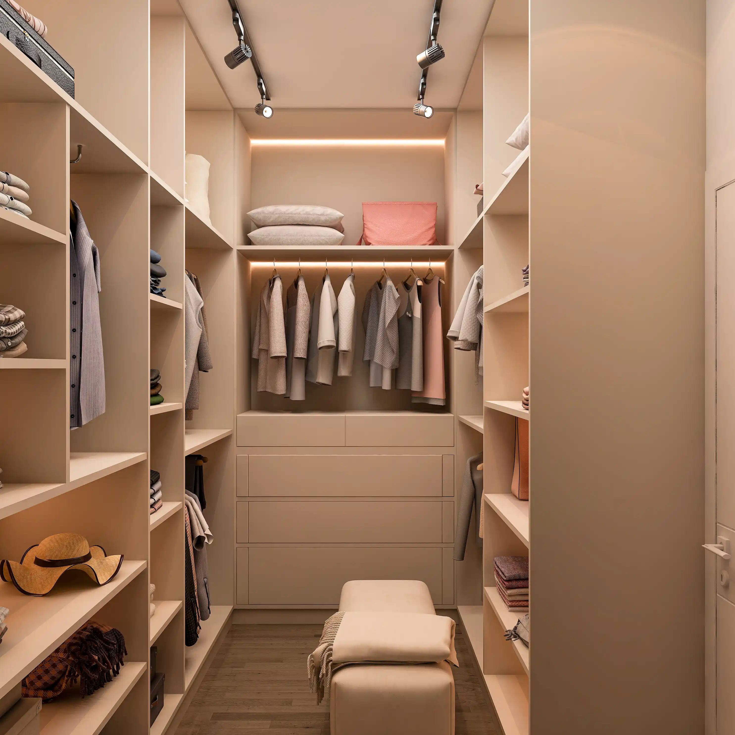 Master Bedroom Walk-in Closet